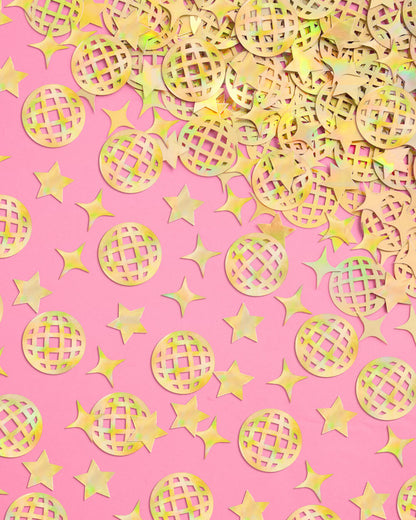 Golden Confetti - 200 pc foil confetti