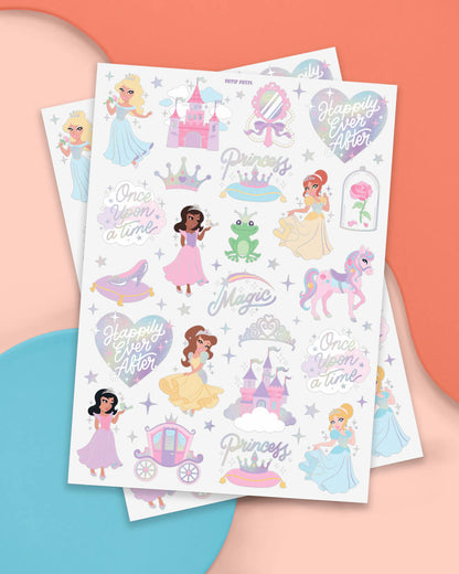 Princess Tats - 46 temporary tattoos