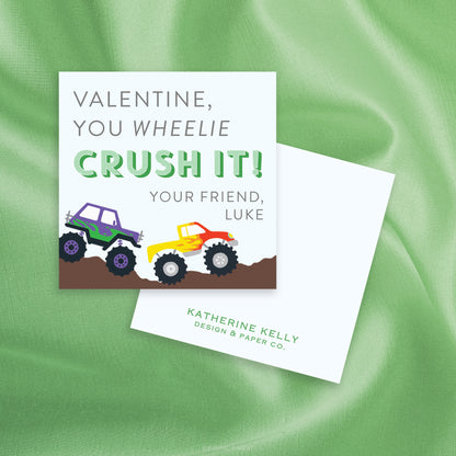monster truck valentine