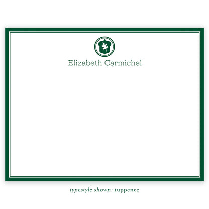 oak hill school personalized notecard