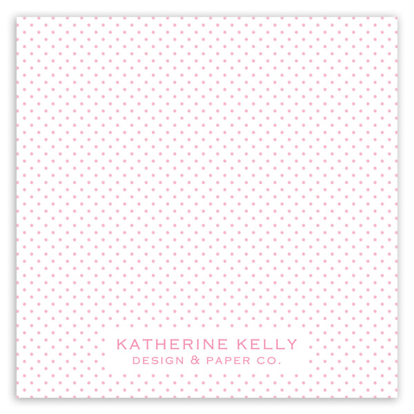 pink dots valentine card