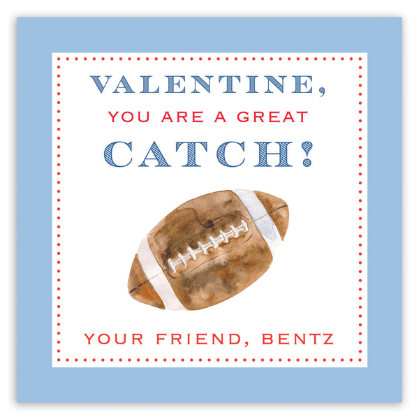 you are a catch valentine card