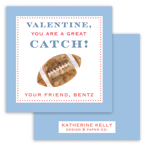 you are a catch valentine card