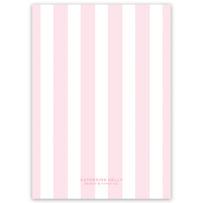 cabana stripe party invitation
