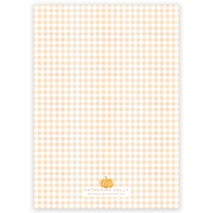 fall pumpkin birthday invitation