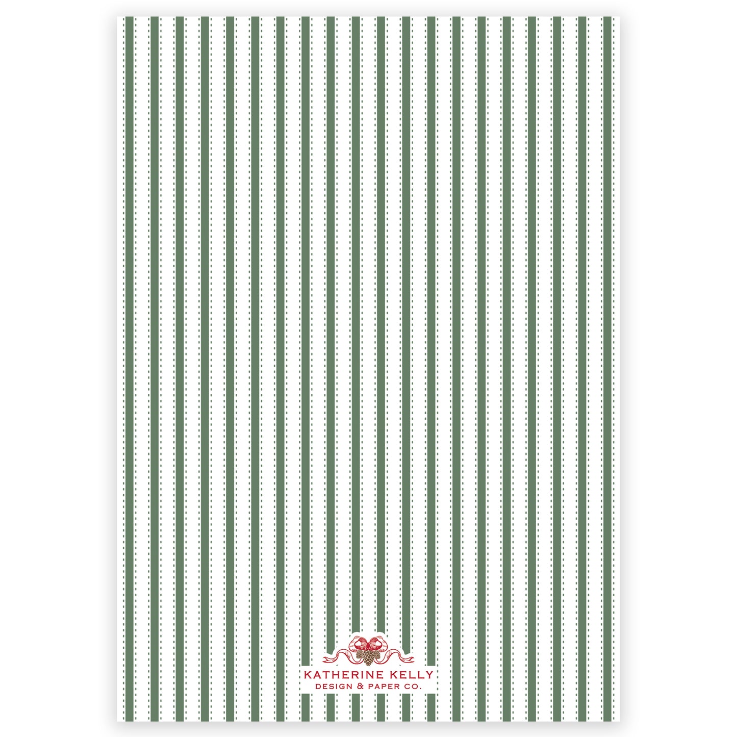 holiday hemstitch holiday card