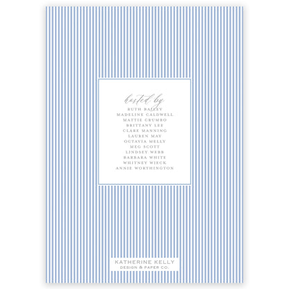 blue & white chinoiserie shower invitation