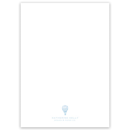 hot air balloon birthday invitation