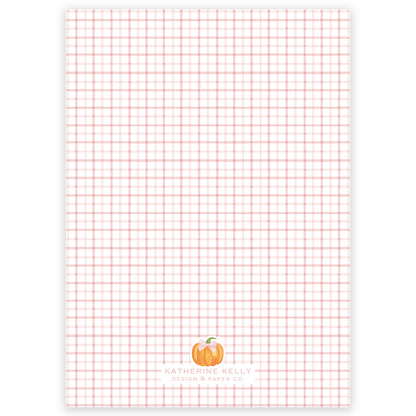 all pink fall pumpkin birthday invitation