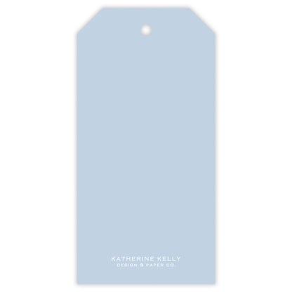 holiday vine personalized gift tag