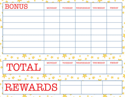 routine chart - blank