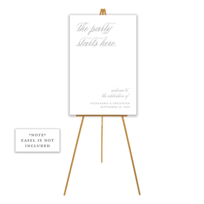 wedding welcome sign