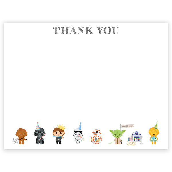 young jedi thank you note