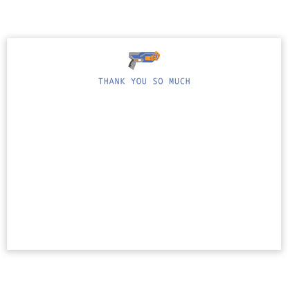 nerf war thank you note