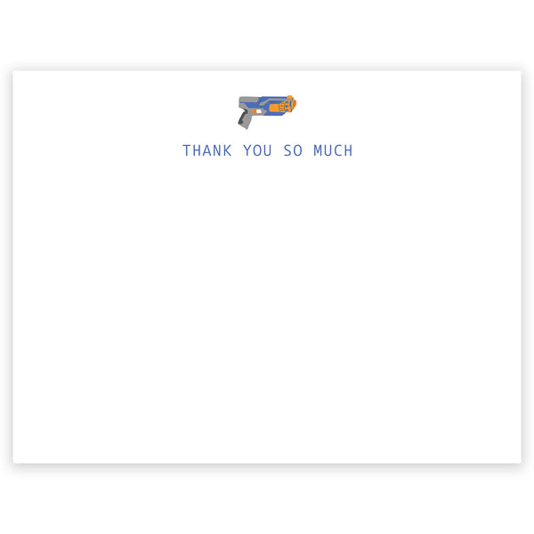 nerf war thank you note