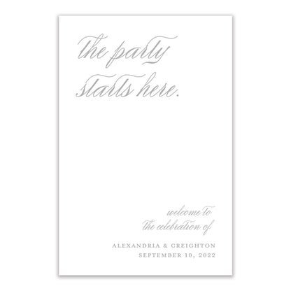 wedding welcome sign