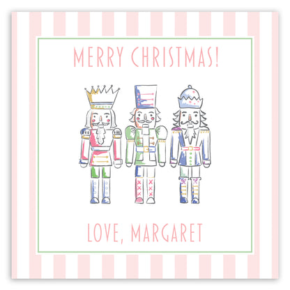 pink nutcracker enclosure card