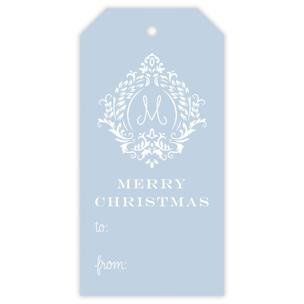 holiday vine fill-in gift tag