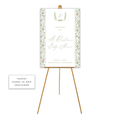 butterfly garden welcome sign