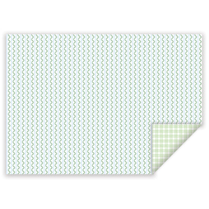 watercolor fruit greenery wrapping paper