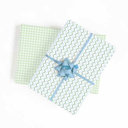 watercolor fruit greenery wrapping paper