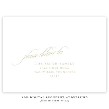 married & merry holiday card