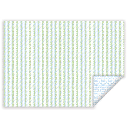 garland bows wrapping paper