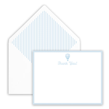 hot air balloon thank you note