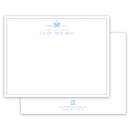 airplane notecard