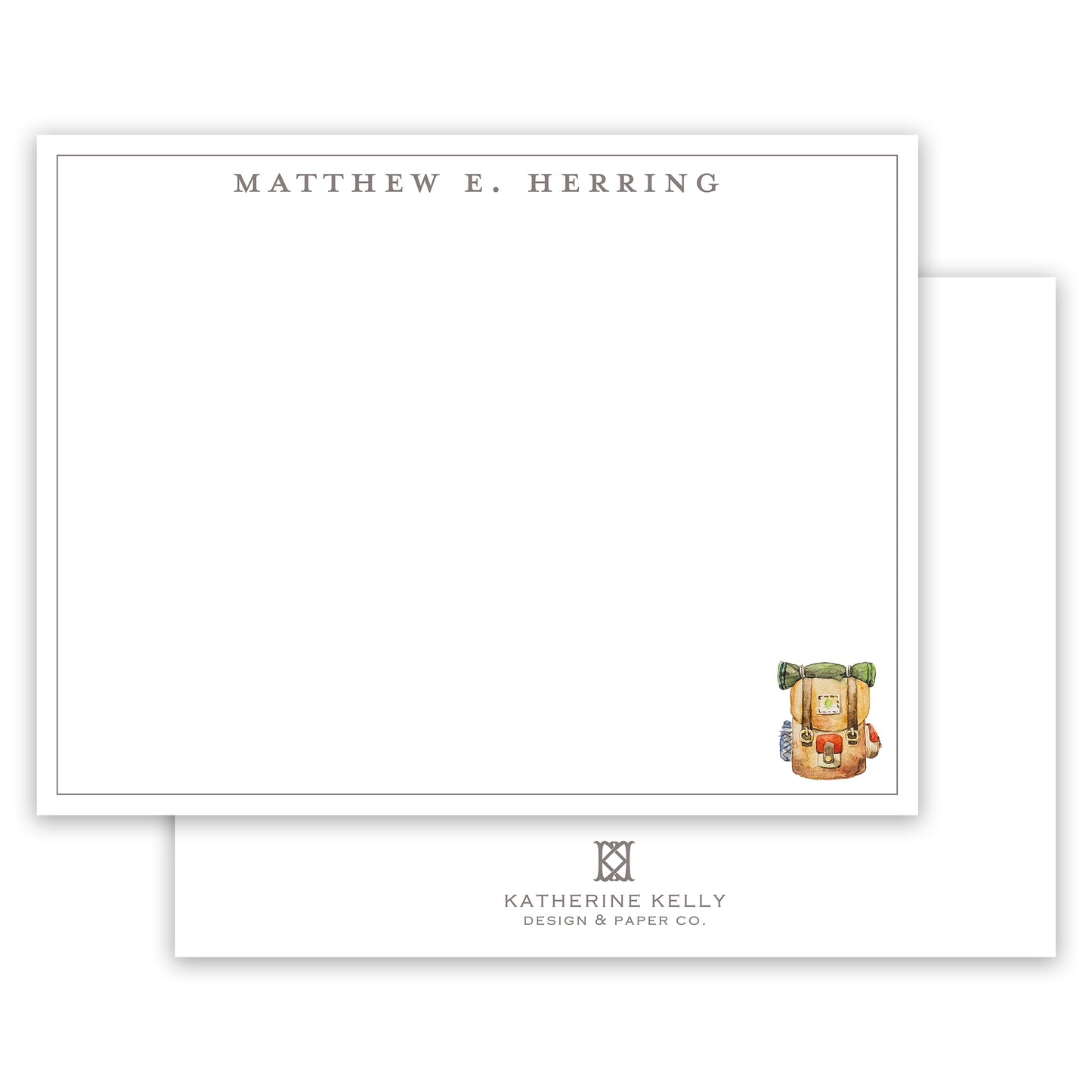 mountain man notecard