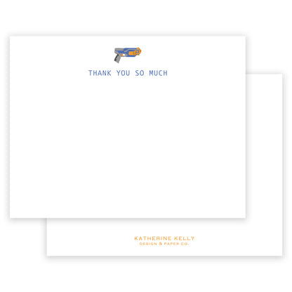 nerf war thank you note