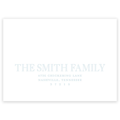 blue baptism invitation