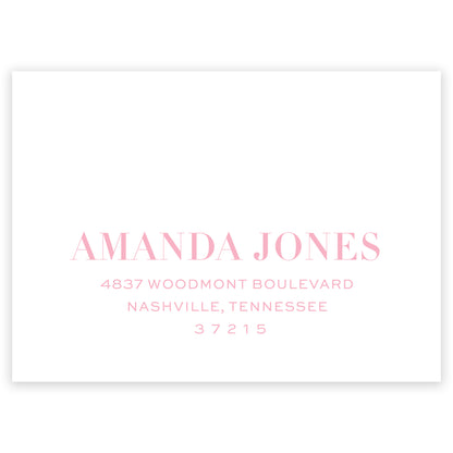 cabana stripe party invitation