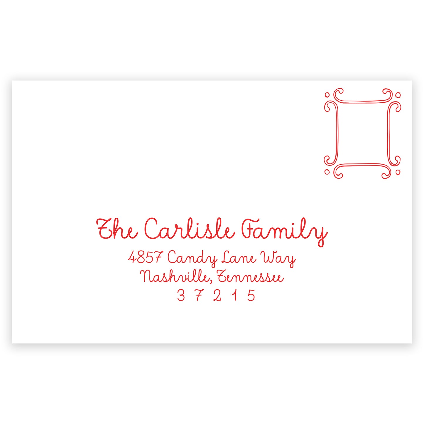 so sweet large holiday photo card