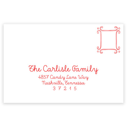 so sweet large holiday photo card