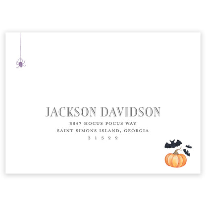 sweet & spooky birthday invitation