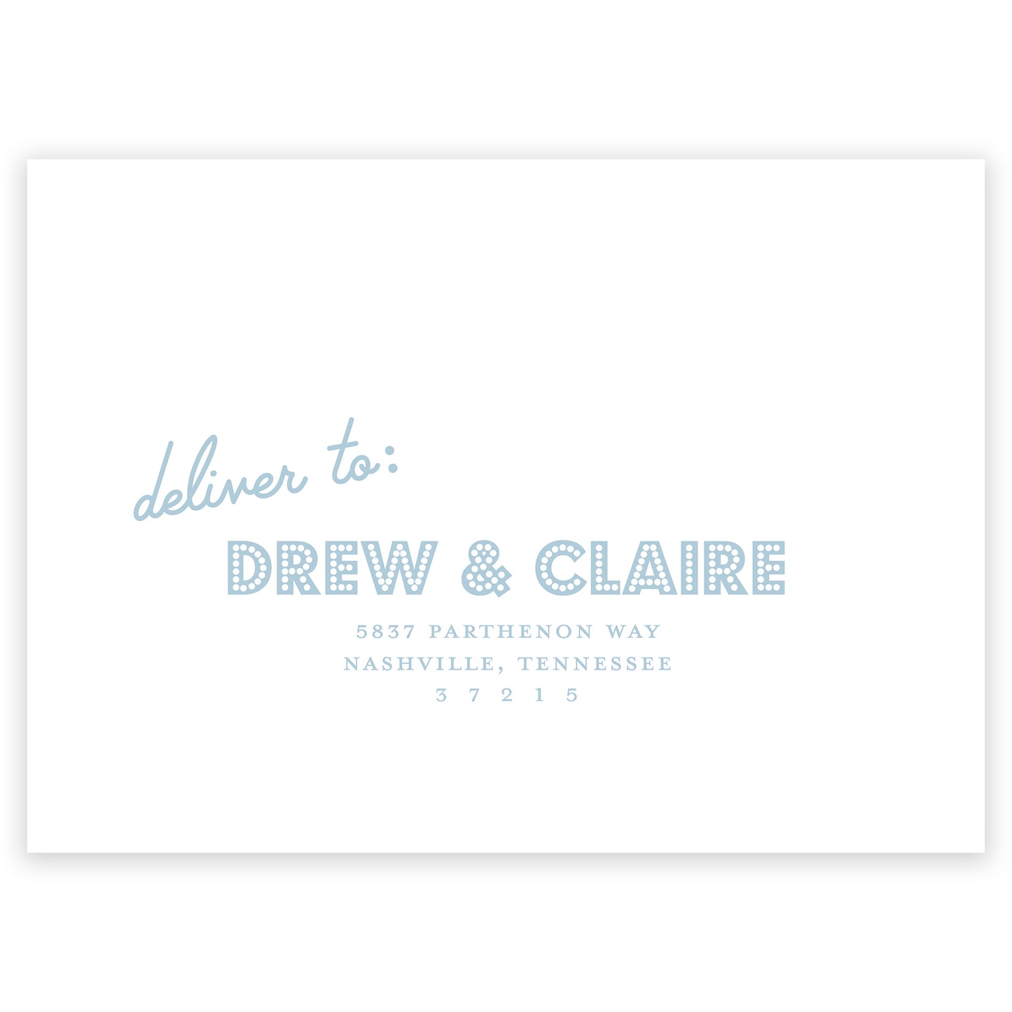 nashville skyline party invitation