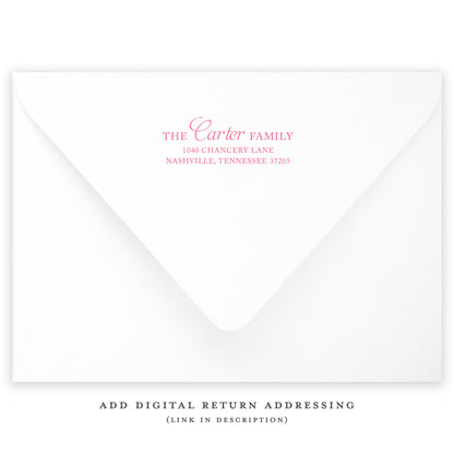 merry & bright holiday card