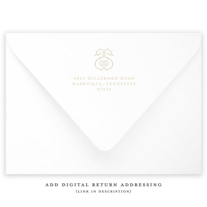 married & merry holiday card