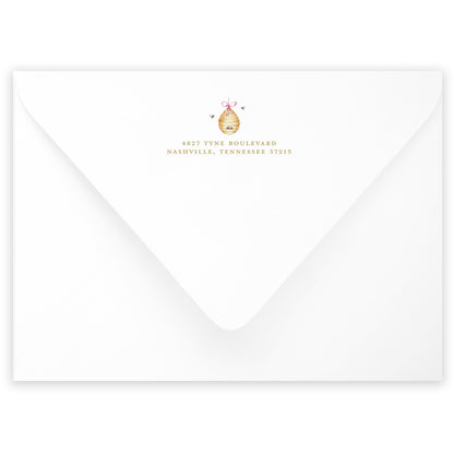 busy bee thank you note
