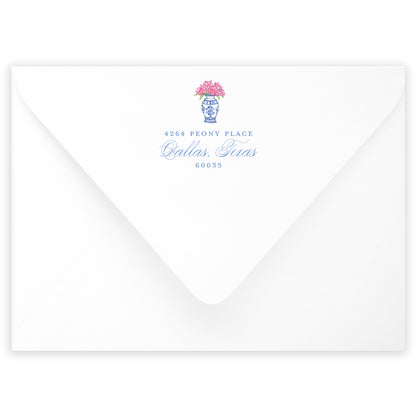 ginger jar party invitation