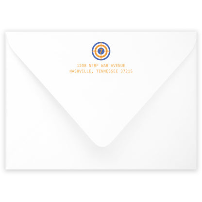 nerf war thank you note