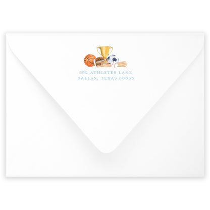 rookie of the year sports birthday invitation