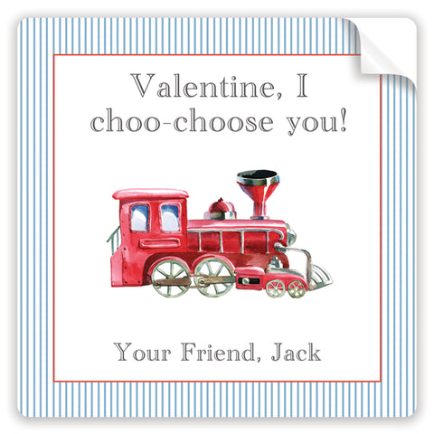 i choo choose you valentine stickers