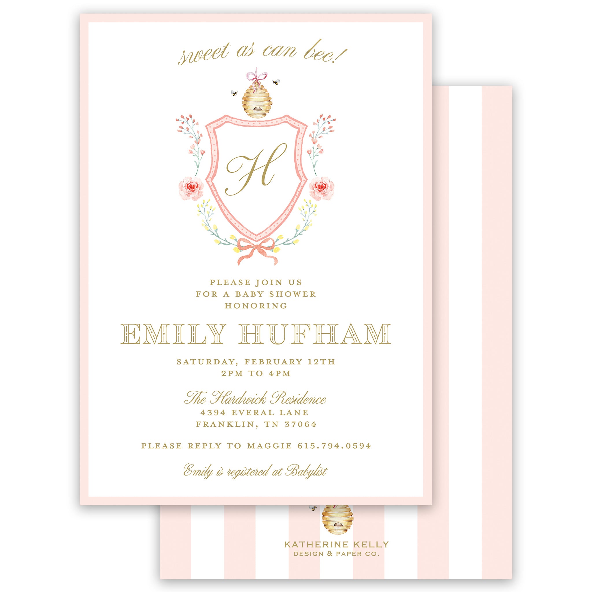 mommy to bee baby shower invitation