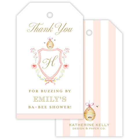 mommy to bee shower party favor tag