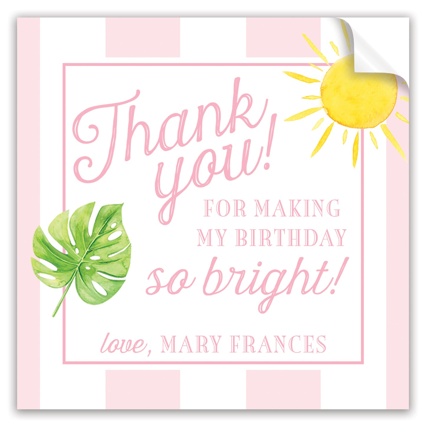 sunshine cabana stickers