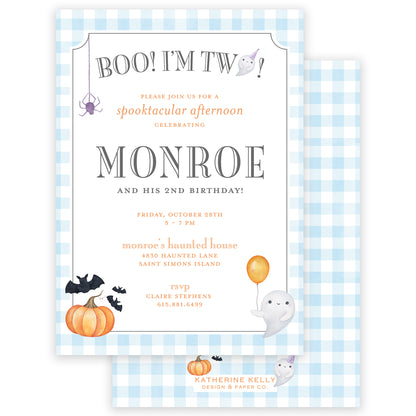 sweet & spooky birthday invitation