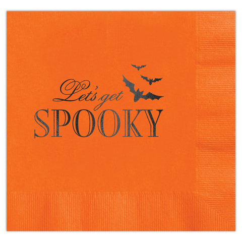 let's get spooky napkins