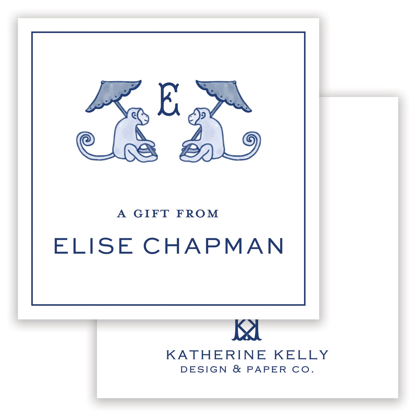 parasol monkeys enclosure card